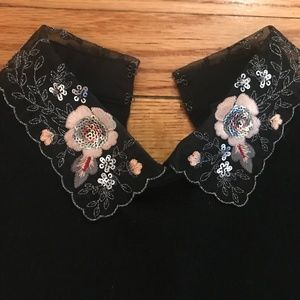 Club Monaco Black Sweater Dress w/Collar